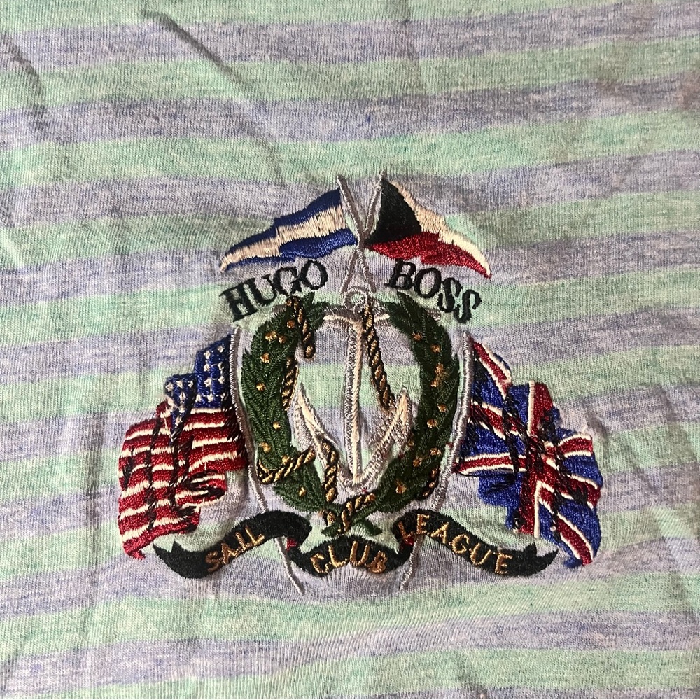 Hugo Boss Multicolor Striped T-Shirt